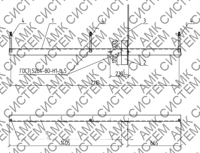 Траверса ТМн14